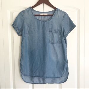 Thread & Supply | Chambray Hi-Lo Tunic